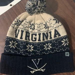 Virginia Beanie navy blue/tan
